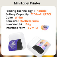 Imprimante 2-en-1 personnalisée, machine à pochoirs professionnelle avec modèles d'applications gratuits, imprimante d'étiquettes compacte et mini, produit imperméable