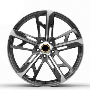 Jantes en alliage forgées exclusives pour Porsche Taycan, personnalisées, noires et blanches, à vendre en 17, 18, 20, 22 et 24 pouces - Product Image 3