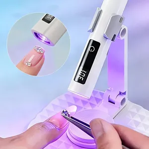 Mini lampe à ongles portable, sèche-ongles portable, outils de salon de manucure, lampe à ongles en gel, lampe à ongles LED numérique, lampe de séchage pour ongles - Product Image 1