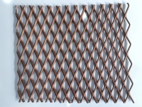Maille décorative en aluminium Maille d'aluminium expansée Panneaux de façade extérieure pour bâtiments architecturaux