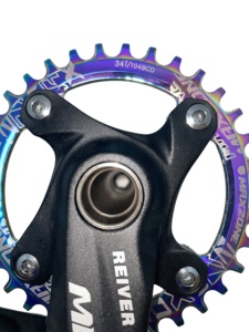 MAXZONE多种颜色可用耐用山地车链轮曲柄铝合金170毫米<span class=keywords><strong>34t</strong></span>自行车曲柄组 - Product Image 4