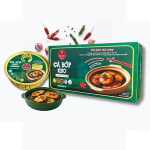 ปลาคอบิ้วตี้ทอดกรอบรสคาราเมลแบบเวียดนาม ตรา Ca Bop Kho ขนาด 250 กรัม บรรจุกระป๋อง ซอสหวานรสเข้มข้น ผลิตด้วยมือ สำหรับส่งออกจำนวนมาก - Product Image 1