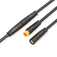 ODM OEM M8 3Pin IP68 vélo électrique Scooter E Bike câble de Signal d'alimentation étanche mâle femelle 2 broches connecteur cc cuivre M12 LED
