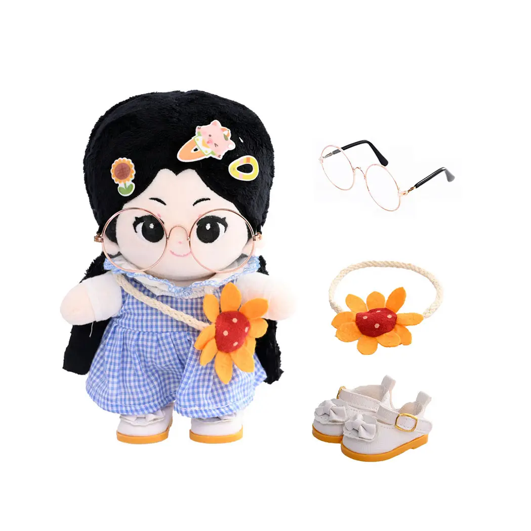 Заводская цена, Лидер продаж, плюшевые игрушки 20 см Idol, мягкие плюшевые игрушки, Одежда для кукол, Новый рождественский подарок