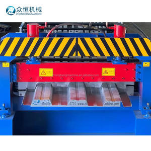 高強度複合スラブおよび建設プロジェクトのためのヘビーデューティ床デッキ機床デッキロール成形機 - Product Image 2