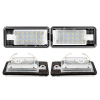 Lumière de plaque d'immatriculation LED pour voiture 12V 18 LED Canbus pour Audi A3 A4 A6 A8 B6 B7 Q7 RS6 Plus Avant Quattro Cabriolet
