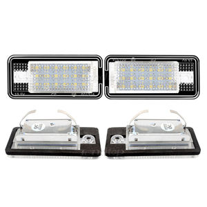 12V 18 LED Auto Canbus Voiture LED Numéro <span class=keywords><strong>Plaque</strong></span> D'immatriculation Lumière pour <span class=keywords><strong>Audi</strong></span> A3 <span class=keywords><strong>A4</strong></span> A6 A8 B6 <span class=keywords><strong>B7</strong></span> Q7 RS6 Plus Avant Quattro Cabriolet Nouveau - Product Image 6