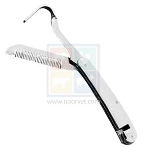 มีดกีบเครื่องมือสัตวแพทย์กระเป๋าพับได้เครื่องมือการดูแลสัตว์เลี้ยงที่จำเป็น - Product Image 2