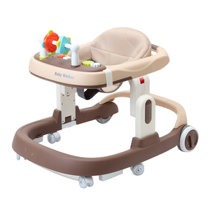 Wholesale New Design <strong>pink</strong> Multifunctional Baby <strong>Walkers</strong> Speed Adjustable Folding Musical Baby Carrier <strong>Walker</strong> - Product Image 6