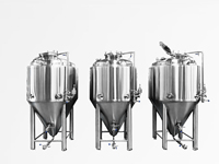 Cuve de fermentation 1000l du fermenteur 1000l de bière à double paroi conique avec le fond de cône de 60 degrés