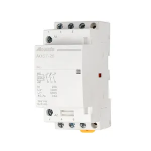 36mm Din Rail Aoasis AOCT-25/3NO CT-25 magnetic Contactor Modular AC contactor