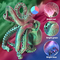 Filament PLA Soie Bicolore Sting3D 1,75 mm 1 kg pour Imprimantes 3D, Emballage Soigné, Brillant, 195-220°C, 60-70 mm/s