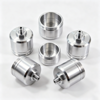Pièces de boîtier de capteur usinées CNC en alliage d'aluminium 6061T6, usinées sur commande par usine