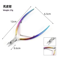 Pince à cuticules confortable en acier inoxydable bec d'aigle, ciseaux à ongles pour manucure, vente en gros d'usine
