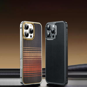 เคสโทรศัพท์กรอบโลหะแบบสปริงคาร์บอนไฟเบอร์สำหรับ iPhone 17 Air เคสมือถือแบบแม่เหล็กสัมผัสเปลือยสำหรับ iPhone 17 16 15 <span class=keywords><strong>PRO</strong></span> MAX - Product Image 2