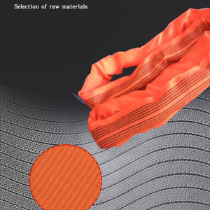 10tラウンドウェビングベルトスリング100% ポリエステルリフティング機器 - Product Image 4