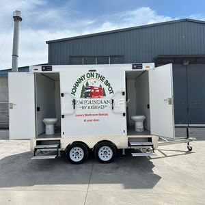 Toilettes de luxe VIP 2025, remorque de toilettes mobiles, salle de bain et toilettes portables, vente chaude - Product Image 3