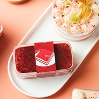 192 pièces boîte à gâteau en plastique de qualité alimentaire emballage de gâteau boîte en acrylique avec couvercle boîte de présentation de stockage décorative conteneur transparent pour bonbons