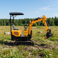 Livraison Gratuite Nouvelle Excavatrice sur Chenilles Compacte JIAHE8010 JH18 de 1,0 Tonne avec Moteur EPA, Moteur PLC Kubota, Pompe Hydraulique et Engrenages – Garantie 1 An