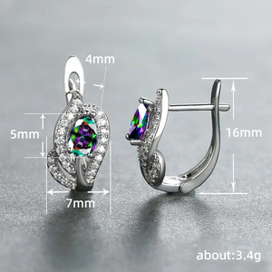 Eleganti Orecchini Pendenti con Motivi Floreali e Alghe Marine per Donne, Gioielli Chic per Uso Quotidiano - Product Image 3