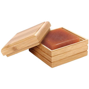 Portasapone Quadrato in Bambù per <span class=keywords><strong>Bagno</strong></span> e Esterni, Supporto per Sapone da Viaggio, Vassoio Portasapone in Bambù - Product Image 1