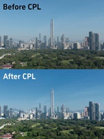 Filtre polarisant circulaire CPL ultra-fin en verre personnalisé OEM 37-95 mm avec revêtement imperméable pour appareil photo