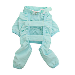 Pantalones para Perros Weiwang, de Cuatro Patas, Color Azul Claro, Impermeables y Resistentes a las Manchas, Ropa para Mascotas para Exteriores, para Bichón Frisé, Teddy, Schnauzer - Product Image 4