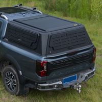 Hardtop pour Ford Ranger avec couvercle de benne électrique rétractable intégré, type camper shell
