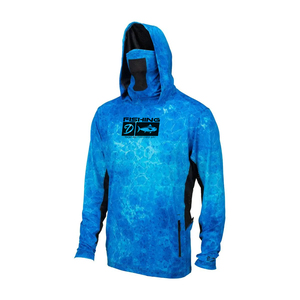 Sweat à capuche de pêche pour hommes <span class=keywords><strong>T</strong></span>-<span class=keywords><strong>Shirt</strong></span> Tops <span class=keywords><strong>Anti</strong></span>-<span class=keywords><strong>Uv</strong></span> Hiking Fishing Gear Clothing Sun Protection Breathable Boating Kayaking Fishing Jersey - Product Image 1