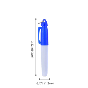 Custom Mini Marker Pen Keychain Pocket Size Color Permanent Marker for Golf Ball Line <b>Drawing</b> Promotional <b>Office</b> School Use - Product Image 2