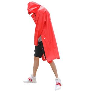 Imperméable en PU thermocollé haute fréquence long et léger pour hommes et femmes, imperméable et cape <span class=keywords><strong>de</strong></span> <span class=keywords><strong>pluie</strong></span> en tissu tricoté, en stock. - Product Image 5