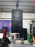LA-212 double 12 pouces néodyme subwoofer 3 voies line array 2000w système de son pour concert en plein air