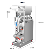 Machine d'emballage semi-automatique pour liquides, huile de piment, huile végétale, sauce tomate, remplissage et scellage vertical de sachets