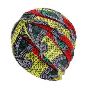 ผ้าโพกหัวแบบมุสลิมลายแอฟริกันอเนกประสงค์สำหรับผู้หญิง ผลิตตามสั่งพร้อมโลโก้ ขายส่ง ทำจากโพลีเอสเตอร์ - Product Image 5