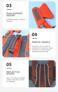 Giubbotto di salvataggio personalizzato XL per cani impermeabile in cotone gilet solido per estate primavera abbigliamento perfetto per il tuo peloso - Product Image 3