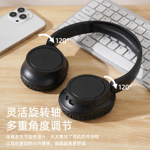 Wireless <b>Bluetooth</b> Headphones Over Ear With Type C Charging Touch Control Dynamic Driver For Sports Gaming - Product Image 1