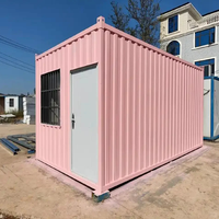 Maisons conteneurs pliables de 20 pieds, maison préfabriquée à panneaux sandwich, maison mobile pliable, dortoir, camp pétrolier, maison conteneur modulaire de chantier