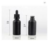 Botol Kemasan Kosmetik Kosong Grosir 1oz 2oz 3oz Silinder Kaca Bening untuk Perawatan Kulit dan Minyak Esensial dengan Pipet Bening