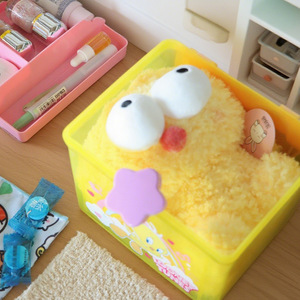 Boîte de rangement pour jouets de dessin animé, avec poignée à boucle étoile, organisateur de jouets pour enfants, conteneur de bureau portable 18L - Product Image 2