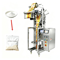Machine d'emballage entièrement automatisée pour poudre détergente, henné, café, avec pesage, remplissage, scellage arrière et vis sans fin