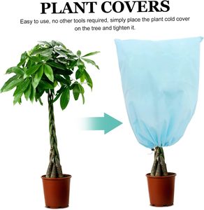 Cubierta Protectora para Plantas contra Heladas, Cubierta Cálida con Cordón para Plantas de Invierno, Manta de Tela contra Heladas para Proteger Árboles Frutales y Plantas en Maceta - Product Image 5
