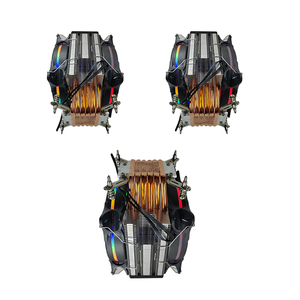 Custom Logo Single Tower Dual RGB CPU <b>Fan</b> Pwm Gaming PC <b>Computer</b> Processor Cooling Low MOQ 6pcs Heatpipe Cpu Cooler - Product Image 5