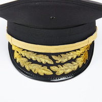 Casquette d'Officier Personnalisée de Haute Qualité pour Affaires, Plage, Sports de Plein Air, Fêtes, Décontractée, avec Broderie 3D et Badge, OEM Disponible – Offre Spéciale