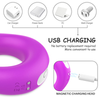 Vibrateur double clitoridien en forme de U sans fil, puissant, jouet sexuel pour couples et femmes, produit pour adultes
