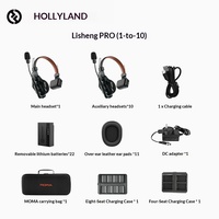 Système de diffusion sans fil à trois voies Mammon Pro, communication interne Mammon, casque intra-auriculaire full-duplex, interphone 3,5 mm