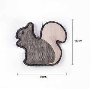 Manufacturer Wholesale Bite-resistence Tesling Material Chew Squirrel Shape Dog Stuffed <b>Toys</b> - Product Image 6