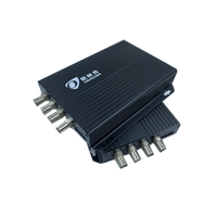 Transmetteur et récepteur vidéo optique analogique CCTV 4 ports