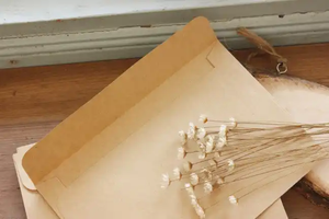 ยอมรับการพิมพ์แบบกําหนดเองสีธรรมดาโปสการ์ดสีดําบรรจุภัณฑ์กระดาษคราฟท์ซองกระดาษคราฟท์เปล่าสําหรับวันวาเลนไทน์ - Product Image 3