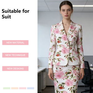 <span class=keywords><strong>Tissu</strong></span> en maille côtelée imprimé à motif Stamen, extensible, écologique, doux, 220 g/m², personnalisable gratuitement, pour vêtements de filles et de garçons - Product Image 3