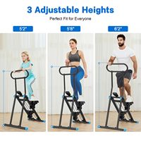 Mini stepper en acier robuste, portable, écologique, pour la maison, avec écran LCD, entraîneur cardio pour les jambes et les fessiers, OEM ODM, vente en gros